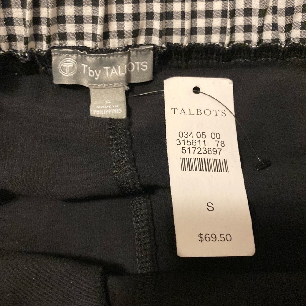 Talbots Black and White Houndstooth Jacket and Skirt Set - Picture 3 of 10